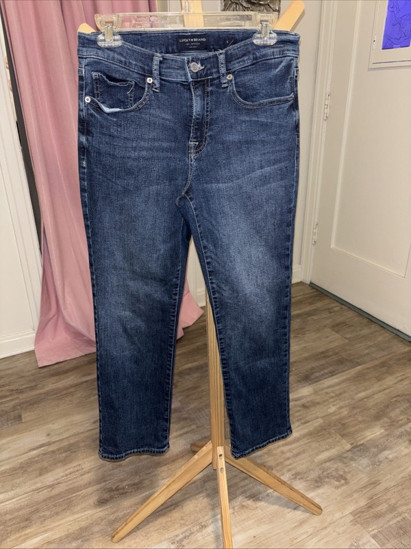 Lucky Brand Brooke Capri Women's Size 8/29 Straight Leg Jeans