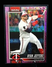 2026 Topps Series 1 Ryan Jeffers Pink Holo Foil #315 Minnesota Twins 