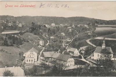 Sehr Schöne Litho-Karte Von Gruss aus Lückendorf Landkreis Görlitz / Sachsen - Bild 1 von 2
