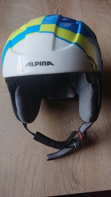 Skihelm und Skibrille von Alpina Gr 48-52