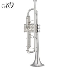 XO 1602RS-R Professional Key of Bb Silver Plated Yellow Brass Trumpet With Case