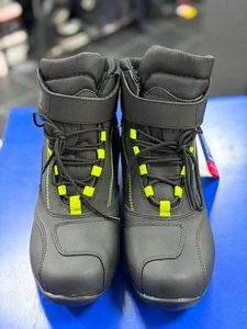 Richa Slick Motorcycle Waterproof Boots Black /Fluo