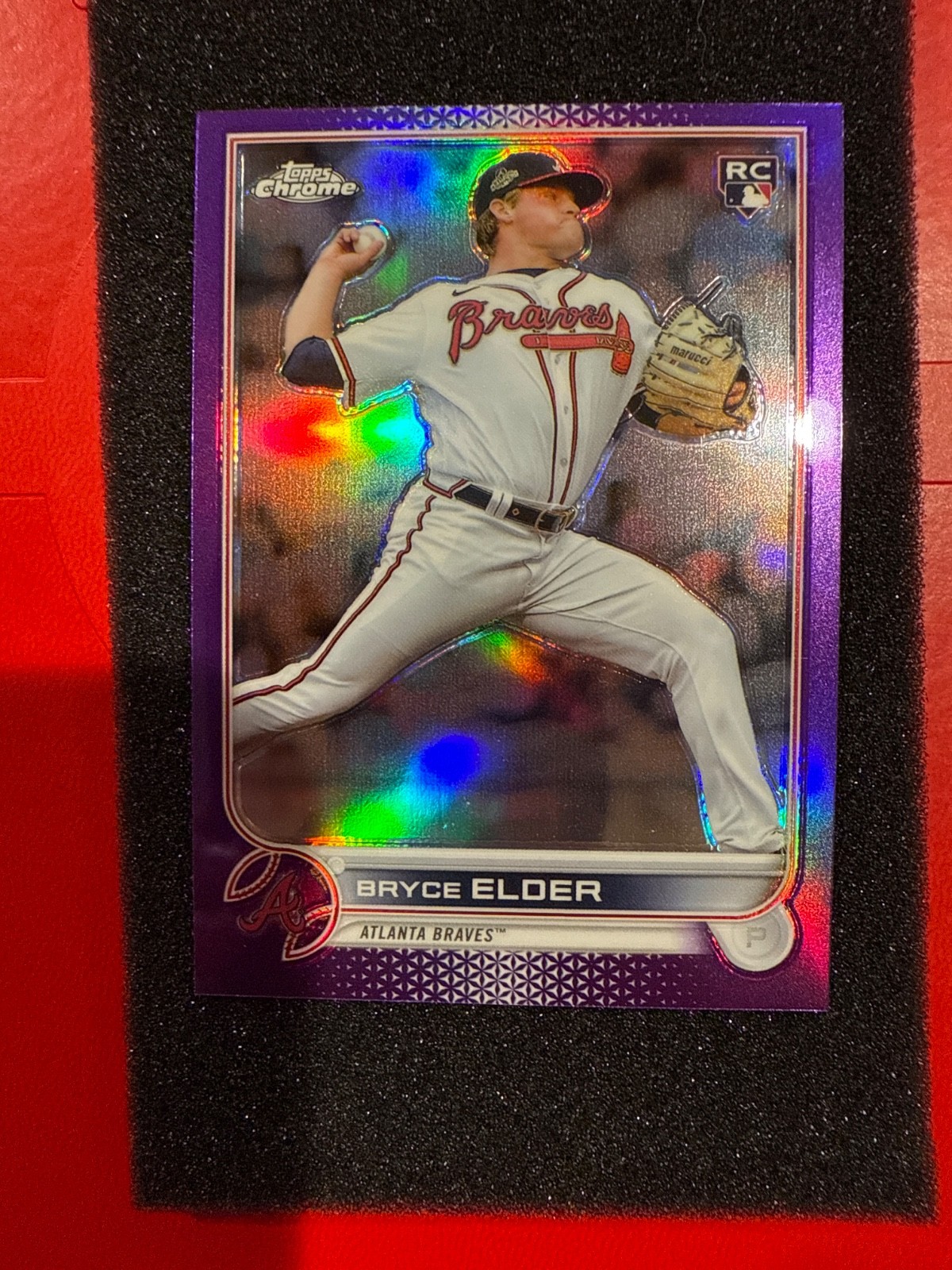 2022 Topps Chrome Update #USC37 Bryce Elder Pink Wave Refractor