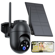 Security Cameras Wireless Outdoor Solar: 2K WiFi Camera for Home Security System