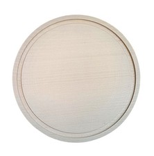 Round circular wooden board food solid wood chopping board 28 cm raw with rounds