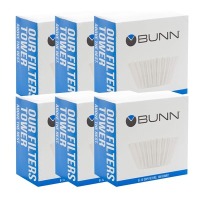 8-12 Cup Coffee Filters 100 Count Pack for Home and Office Brewing
