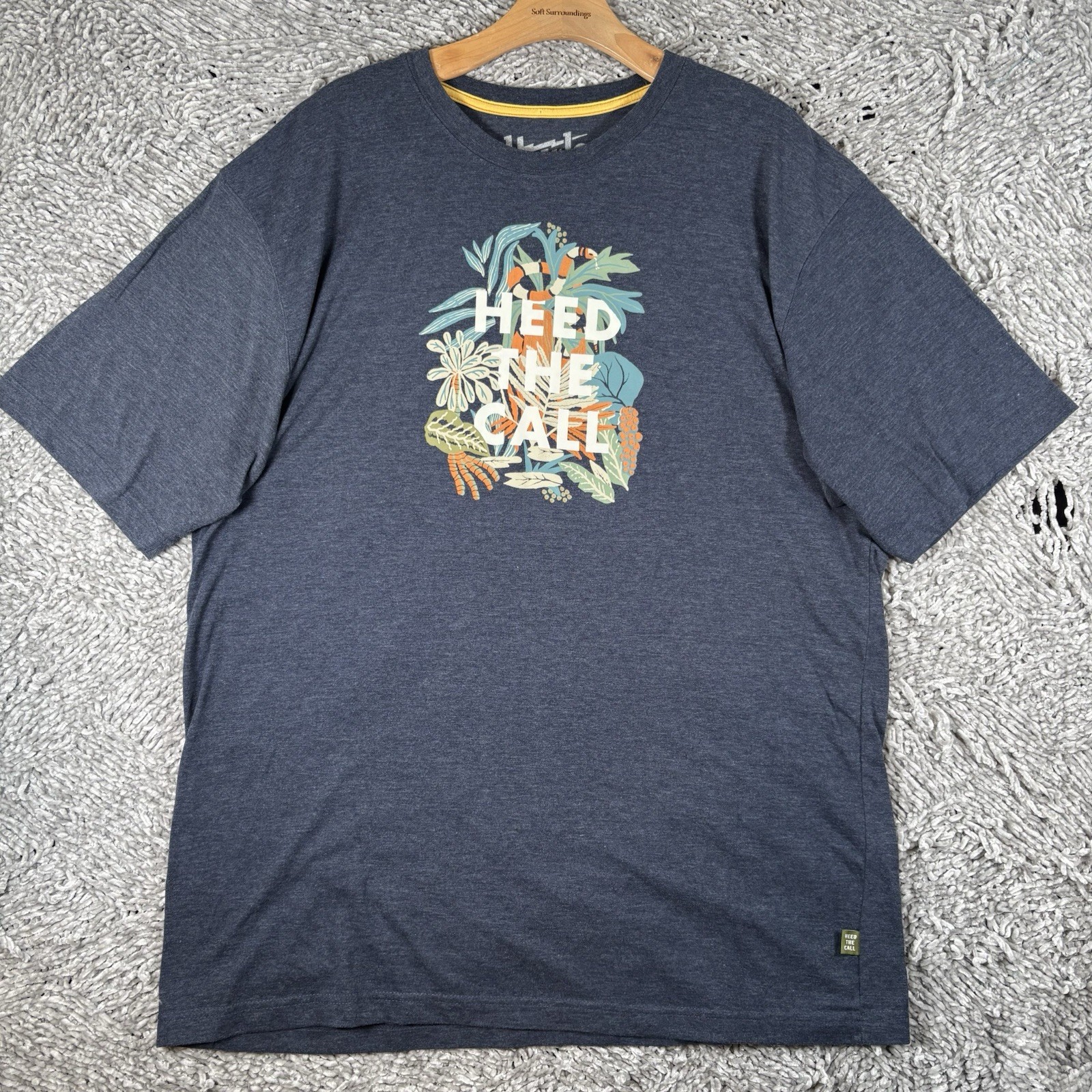 Howler Brothers Graphic T-Shirt Men's Size XXL Blue Short Sleeve 