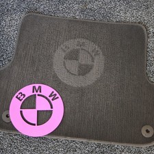 BMW Car Carpet Stencil for Detailing and Valeting