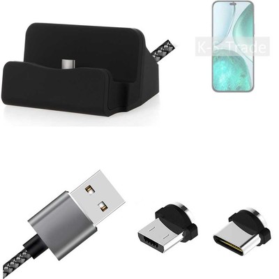 Docking Station für Honor X8c + USB-Typ C und Micro-USB-Anschluss