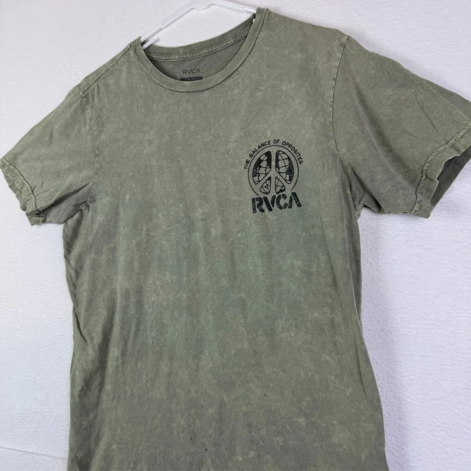RVCA T Shirt Mens Medium Short Sleeve Tie Dye - Image 3 of 4