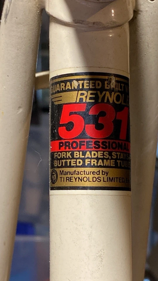 Cuadro de Bicicleta Gitane Vintage con Horquillas Tubo Superior 59cm Tubo Asiento 64cm Foto 2 de 4