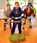 🔥🪖Vintage 1990s Hasbro G.I. Joe Hall of Fame WWII 12” Military Figures