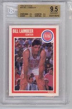 1989 Fleer Basketball Bill Laimbeer (#48) (Population of 1) BGS9.5 BGS
