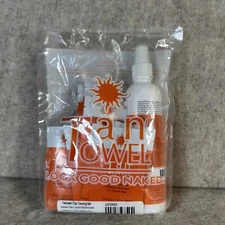 Tan Towel Look Good Naked 17 Piece Sunless Tanning Set New Sealed Expired