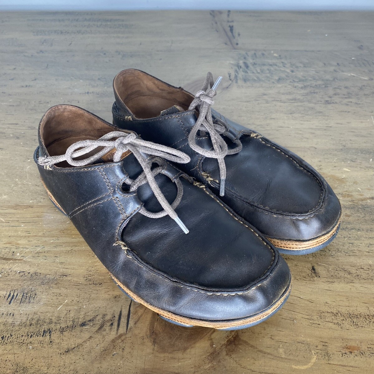 Olukai Ohana Lace-Up Shoes Mens Size 11 Nubuck Leather Casual Comfort 10171-6333 OluKai Ohana Lace Up Nubuck Casual Shoes Mens | Mercari main image 3