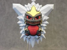 Godzilla NEW * Space Godzilla 1994 Clip * Blind Bag Series 6 Key Chain Monogram