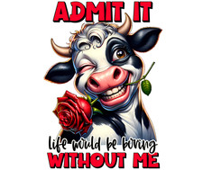 Cow, Admit It, Mouse Pad, Sublimated, Can Personalize, Made to Order mp85