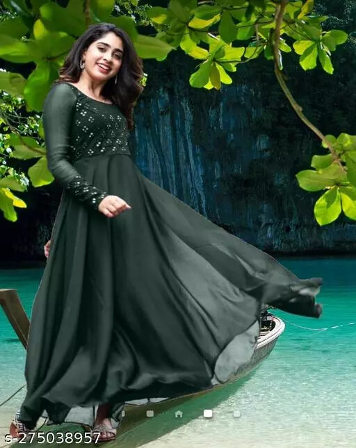 green emerald velvet dress Buy Kids Green Embroidered Georgette Dress Online at Rs.1649