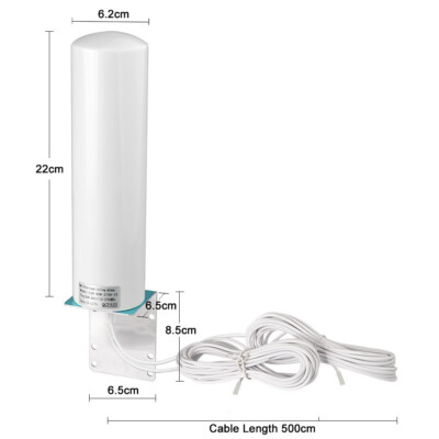 4G 2X2 MIMO Antenna Outdoor Bracket TS9 For LTE Netgear Hotspot Boat Motorhome