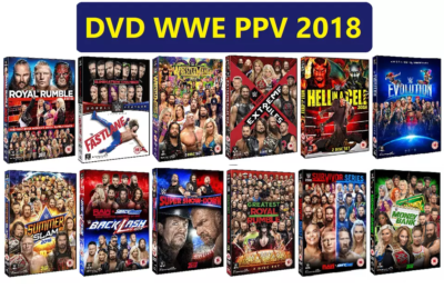 WWE DVD ORIGINALI REGIONE EUROPEA.I PPV DEL 2018 SCEGLI IL 