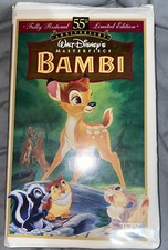 Bambi: 55th Anniversary Walt Disney's Masterpiece (VHS, Limited Edition)