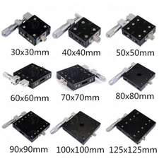 X Axis Manual Trimming Platform Aluminum Alloy Linear Stage Tuning Sliding Table