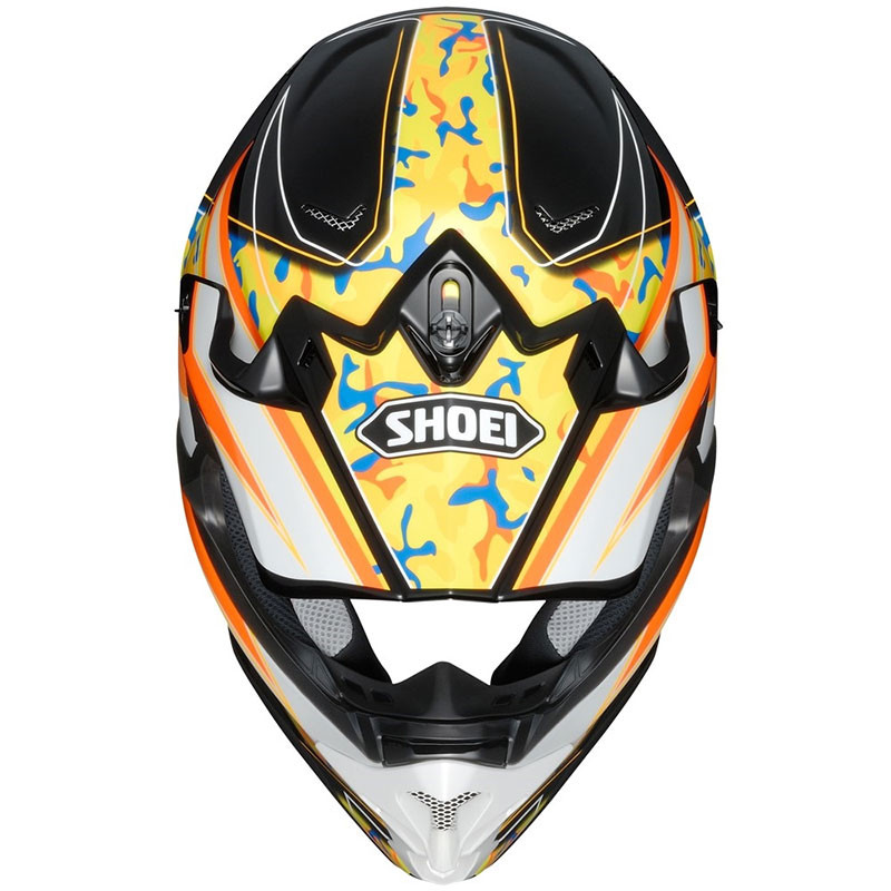 SHOEI VFX-W MOTOCROSS MX ENDURO BIKE HELMET TURMOIL TC-8 BLACK