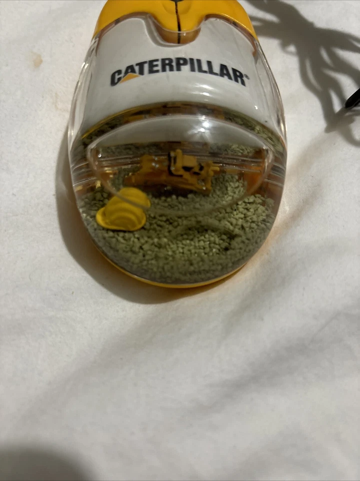 Rare Caterpillar CAT Dump Truck Aqua Wired USB Computer Mouse Tested & WORKS - Image 2 of 4
