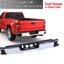 Truck Rear Bumper Assembly For 2015-2019 Chevy Silverado Gmc Sierra 25003500hd