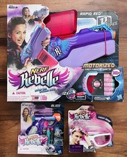 Nerf Rebelle Lot Rapid Red Blaster Bliss Vision Gear Secrets And Spies Darts