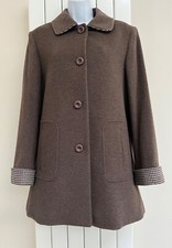 Eastex Virgin Wool & Cashmere Blend Coat - Size 12