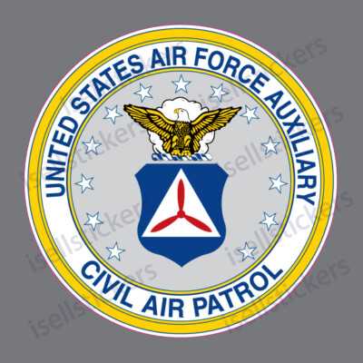 AF-1162 Air Force Auxiliary Civil Air Patrol Bumper Sticker Window Decal 