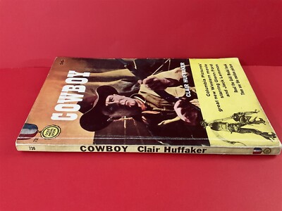 COWBOY - CLAIR HUFFAKER - FAWCETT GOLD MEDAL VINTAGE PAPERBACK