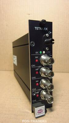 TETRA 5010 RX SNM 4-channel digital video multiplexer PULLED FROM TETRA MC 11 AC