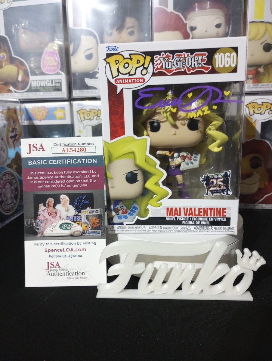 Erica Schroeder Signed Mai Valentine Funko Pop #1060 From Yu