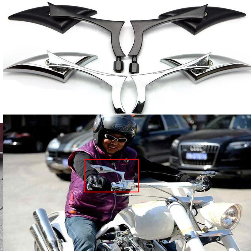 Espejos retrovisores de motocicleta para Harley Davidson Street Road Glide King Custom Touring EE. UU. Foto 3 de 4