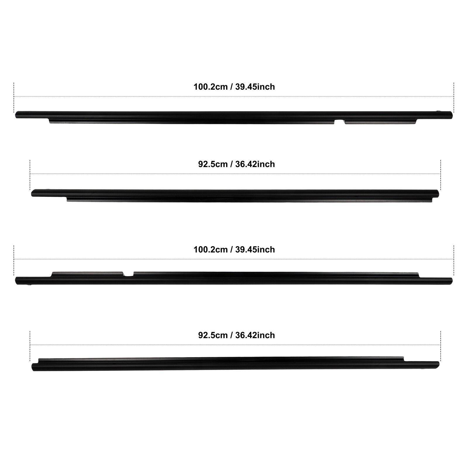 4Pcs Door Belt Molding Weatherstrip for Scion xB 2008 2009 2010 2011 2012-2015