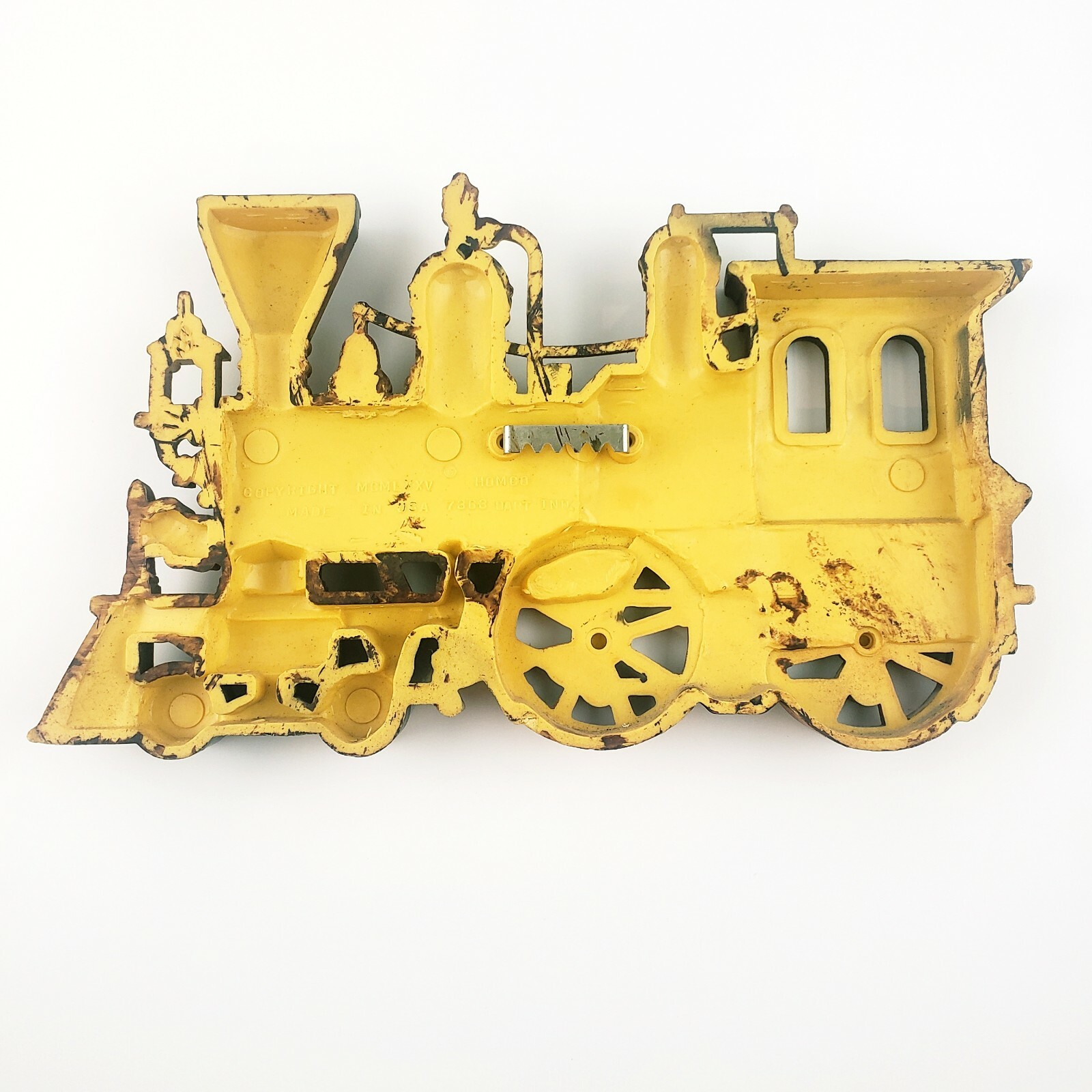 VTG Homco TRAIN ENGINE WALL PLAQUE ©1975 Dart Industries Made in USA