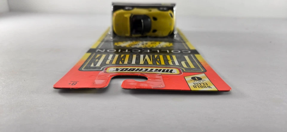1995 Matchbox Premiere Collection Series 1  Dodge Viper RT/10-Yellow-1/64-NIP - Image 4 of 4