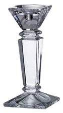 Crystalite Bohemia Candlestick, 10 inch, Czech glass
