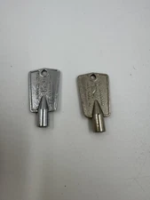 Set of 2 National Lock Metal Freezer Keys
