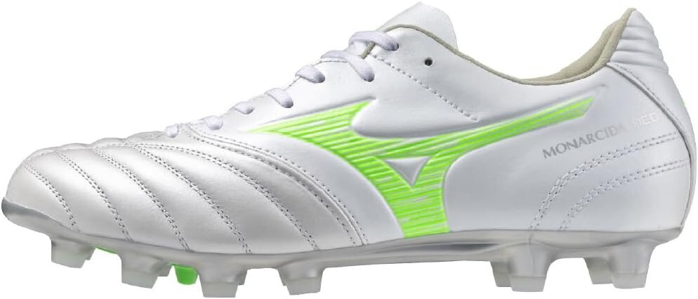 Футбольные бутсы MIZUNO MONARCIDA NEO 3 WIDE PRO P1GA2523 Бело-зеленые US75255 см 26190₽
