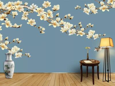 3D Flower Branch ZHUA563 Wallpaper Wall Murals Removable Self-adhesive Amy