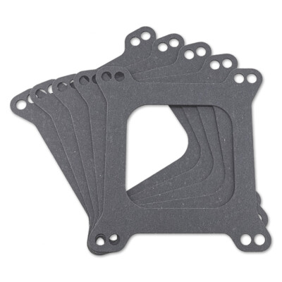 5-Pack Open Carburetor Base Flange Gaskets – Fits Holley & Edelbrock 4-Barrel 4150/4160