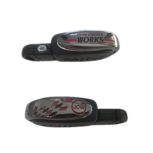 Mini Black Chrome JCW Slim Key Fob Surround. F56 Gen 3 JOHN COOPER ...