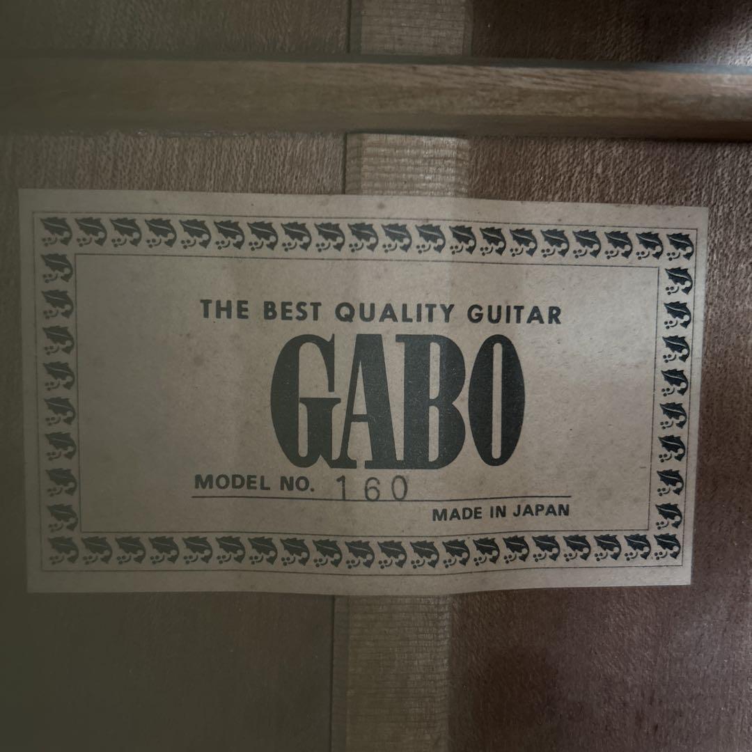 GABO モデルNO.160 ビンテージ Acoustic Guitar Gabo Model No. 160 Vintage 1979 Made in