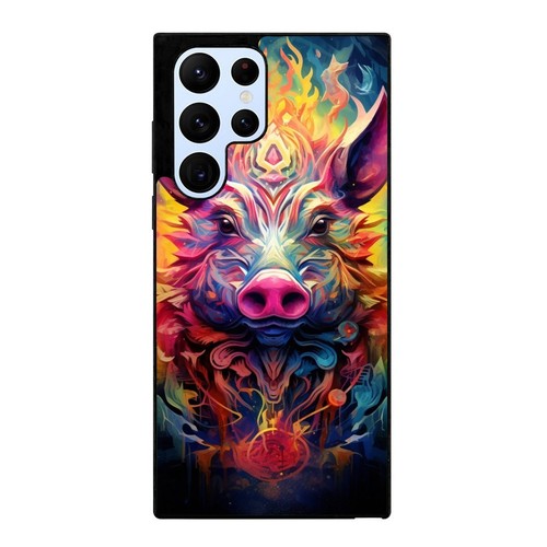 Anti scratch Case For Samsung A15 A16 S23 S24 S25 Ultra FE surreal art wild boar - 第 4/25 張圖片