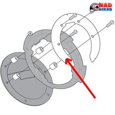 Fitting Ring Flange For Givi Tanklock System to Suit Suzuki Bandit 2000,01,02,03