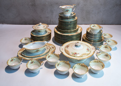 Vintage Noritake M Morimura Japan Set Of 74 Pieces 1930's | eBay