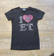 Vintage Junk Food I Love E.T. Top T-Shirt Universal Studios SEE MEASUREMENTS